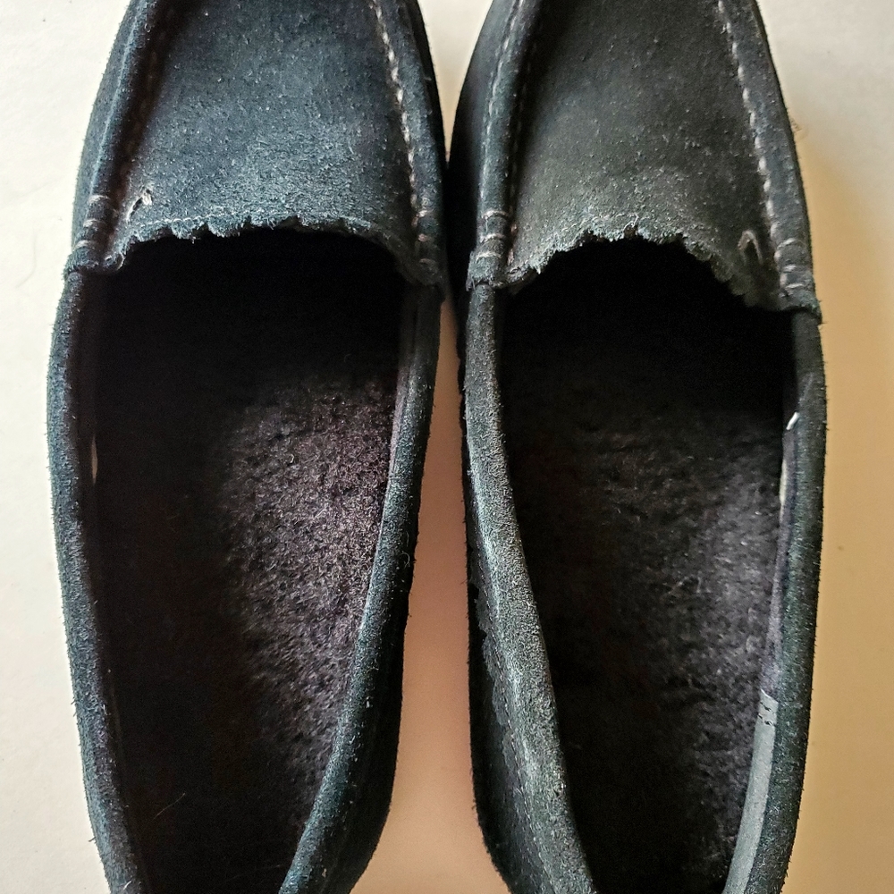 Vionic McKenzie Women's Black Suede Slippers Size 6 - Picture 3 of 7
